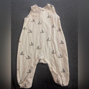 Rylee + Cru Mills Jumpsuit Sailboat Print